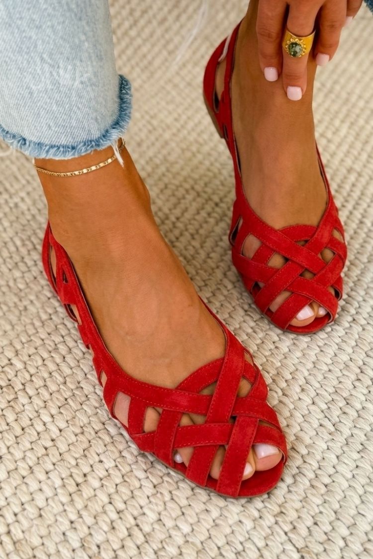 Caterina | Sandalias Tejidas de Verano