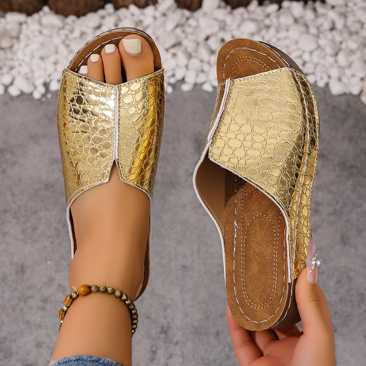 Marina | Sandalias ortopédicas con cuña
