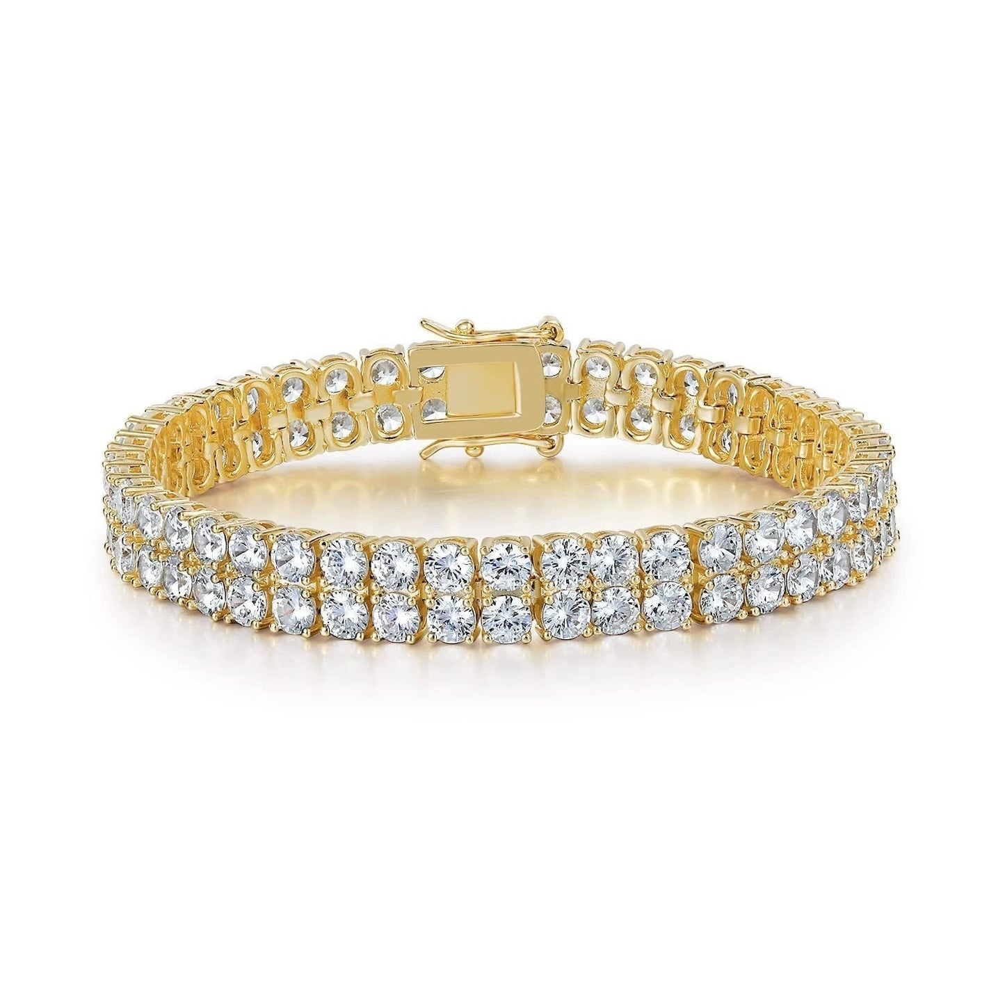 Bransoleta Tennis Doble Fila | Oro