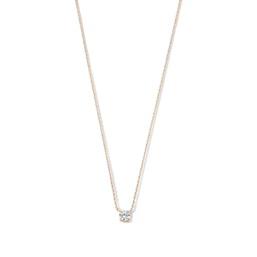 Cléa Collar con Piedra Moissanite | Oro