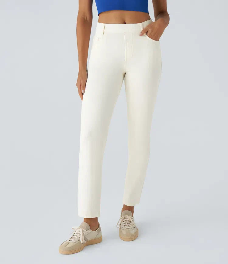 ComfortFit™ - Pantalones elásticos cómodos de tiro alto
