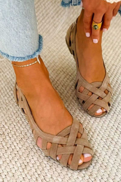 Caterina | Sandalias Tejidas de Verano