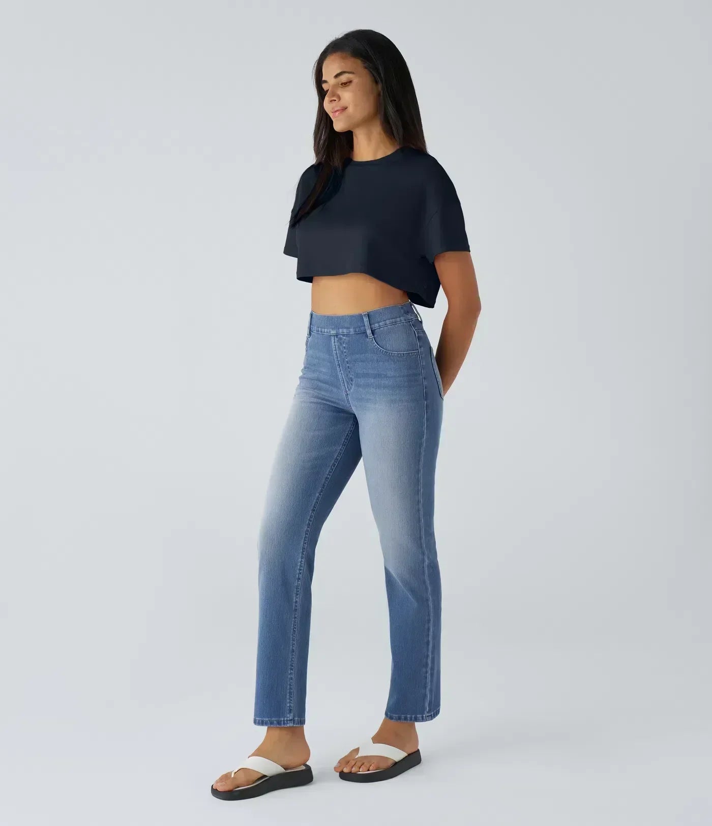 ComfortFit™ - Pantalones elásticos cómodos de tiro alto