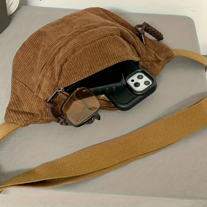 Petra | Bolso de Hombro en Pana