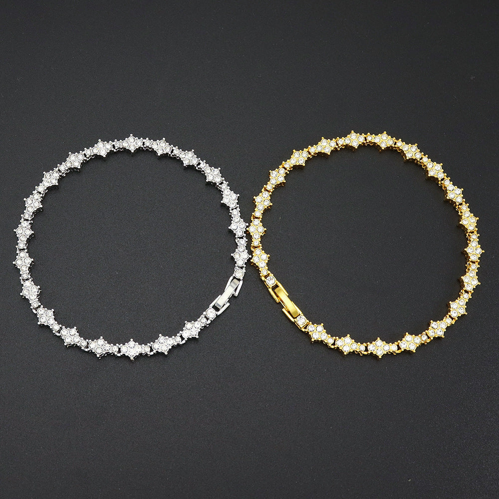 Bransoleta Tennis Clásica Gronkowa | Oro