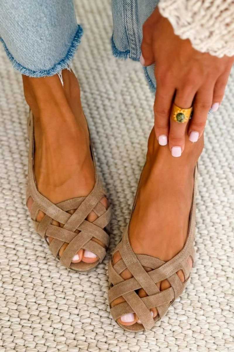 Caterina | Sandalias Tejidas de Verano