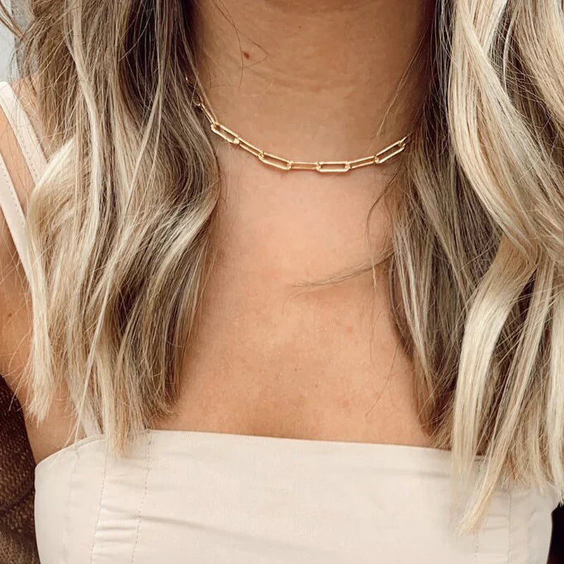Archen Elegante Collar de Cadena | Oro