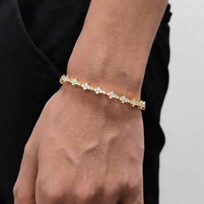 Bransoleta Tennis Clásica Gronkowa | Oro