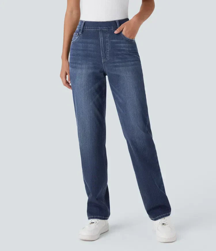 ComfortFit™ - Pantalones elásticos cómodos de tiro alto