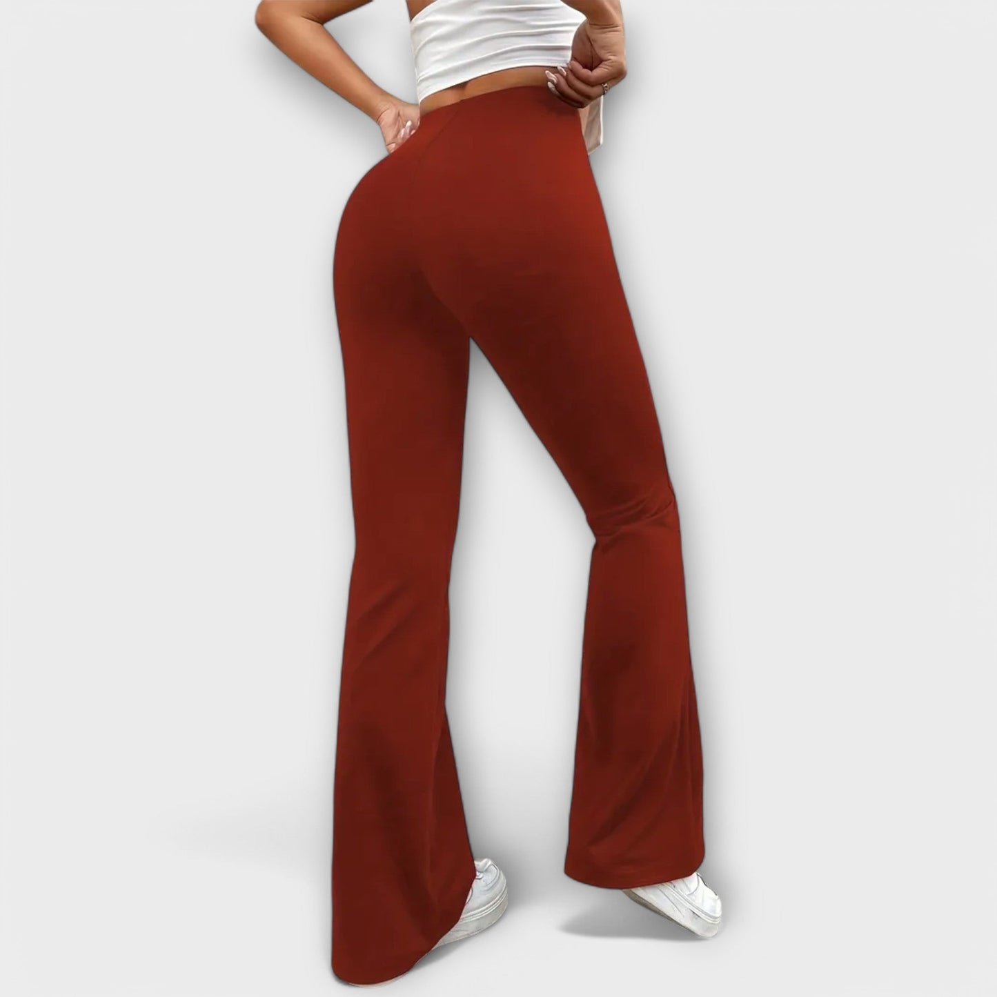 Serena - Pantalones holgados con pierna acampanada