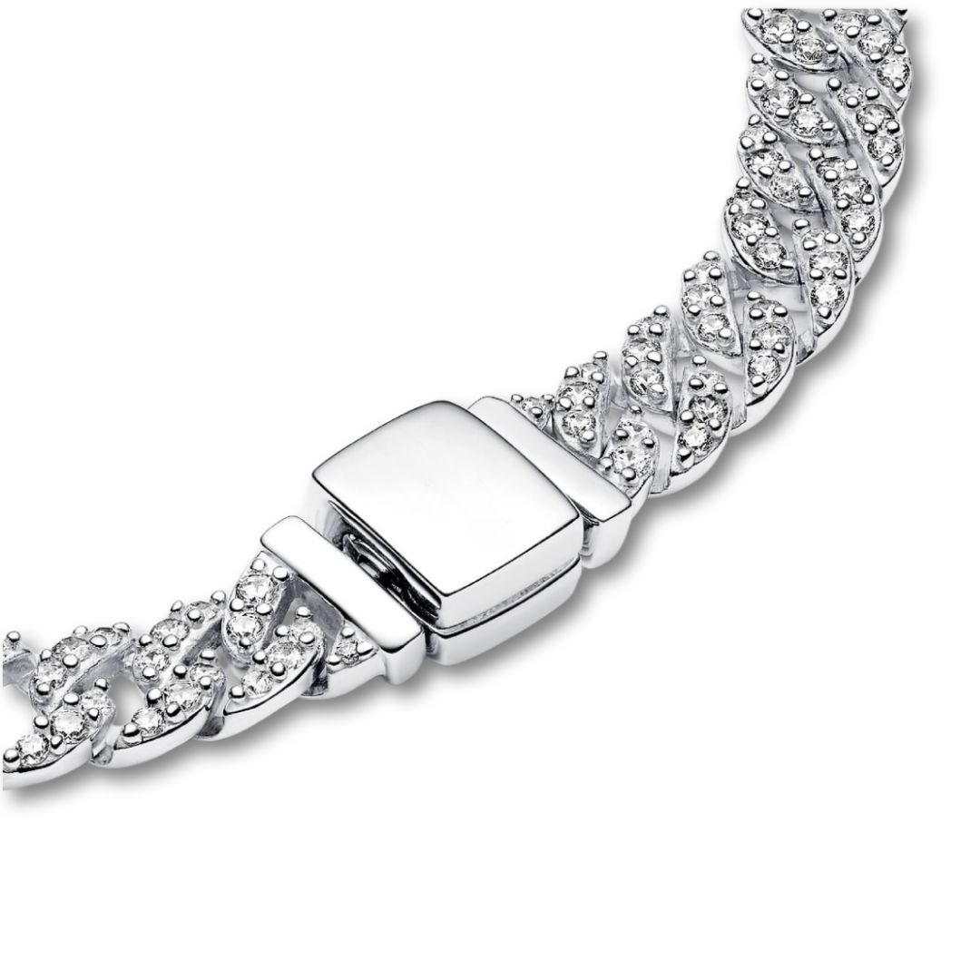 Cubana Pulsera Pavé | Oro