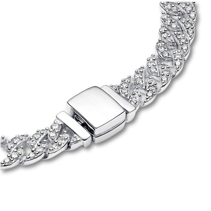 Cubana Pulsera Pavé | Oro