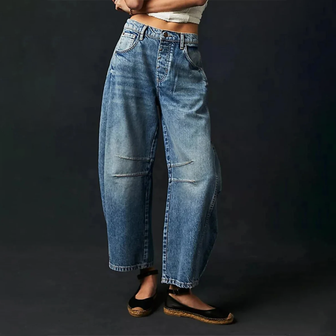 RIA | JEANS ESTILOSOS CON PIERNA ANCHA