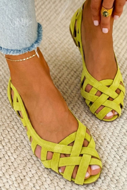 Caterina | Sandalias Tejidas de Verano