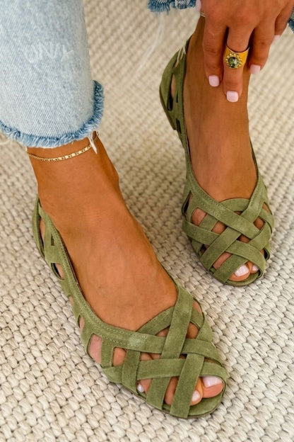 Caterina | Sandalias Tejidas de Verano