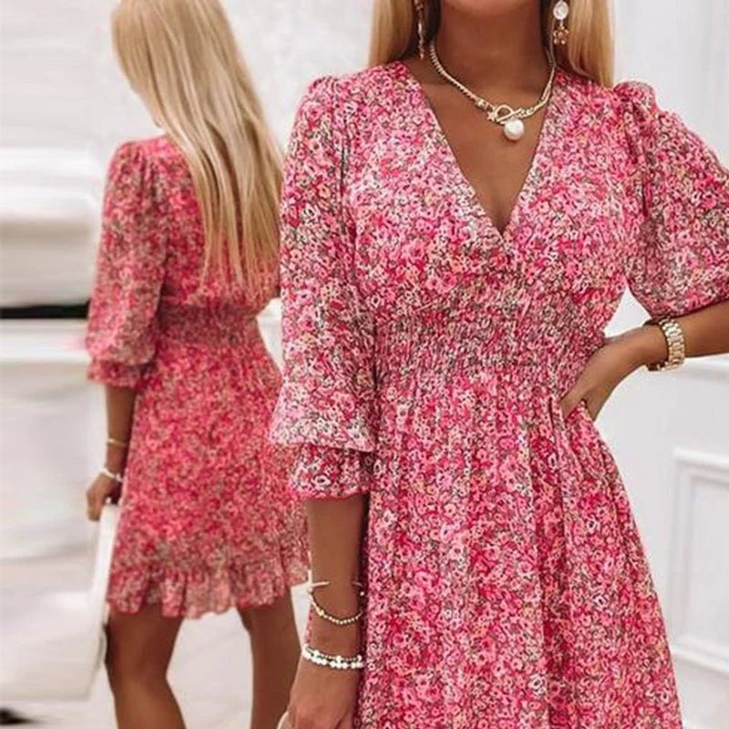 Sunna - Vestido elegante con flores