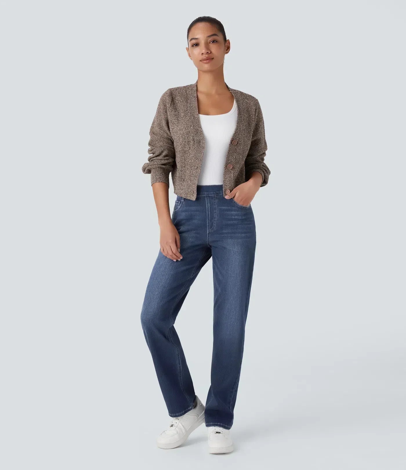 ComfortFit™ - Pantalones elásticos cómodos de tiro alto