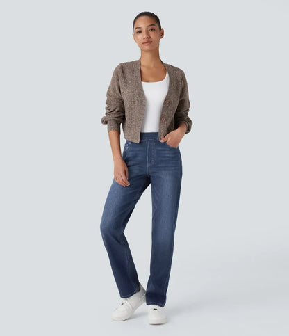 ComfortFit™ - Pantalones elásticos cómodos de tiro alto