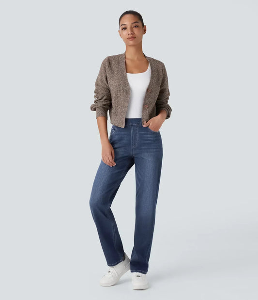 ComfortFit™ - Pantalones elásticos cómodos de tiro alto