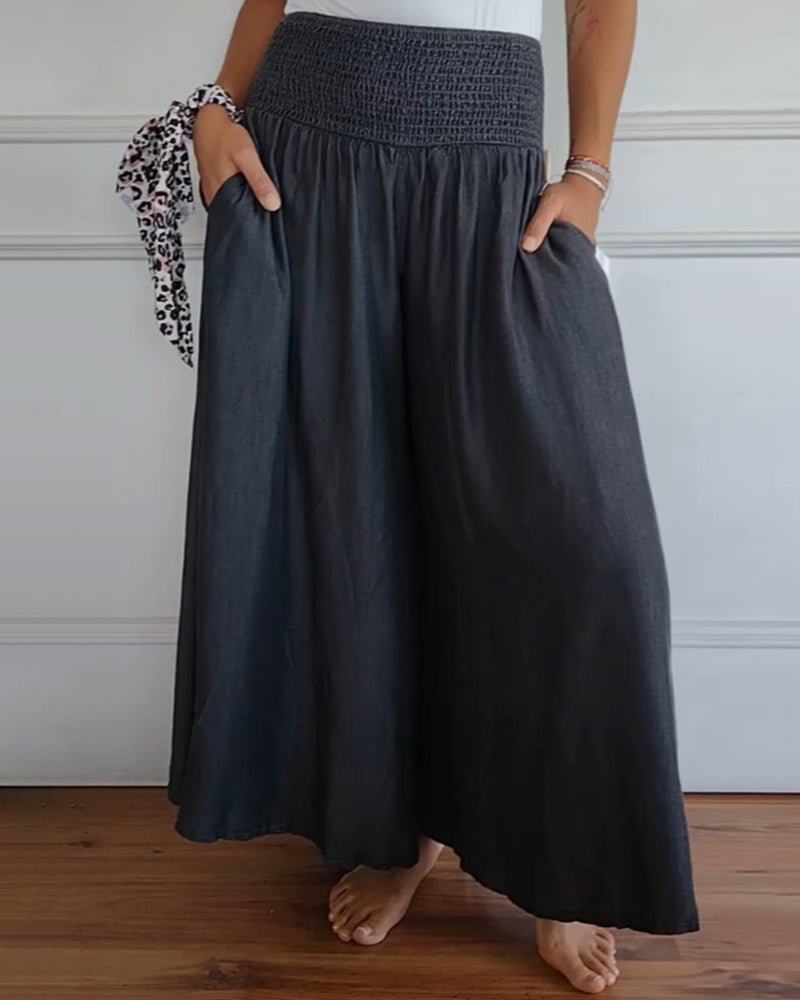 Sage | Pantalones fluidos con stretch
