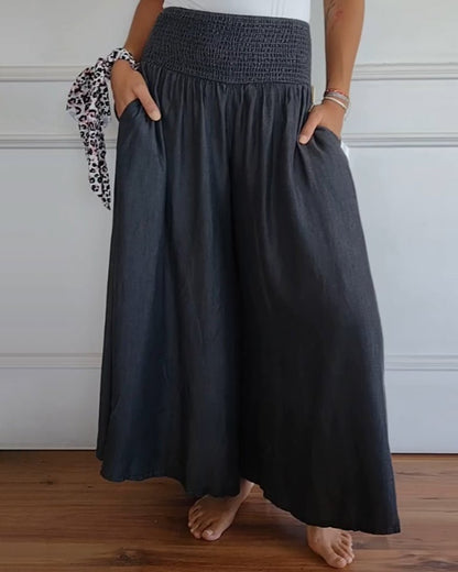 Sage | Pantalones fluidos con stretch
