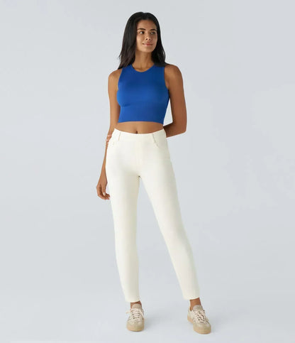 ComfortFit™ - Pantalones elásticos cómodos de tiro alto