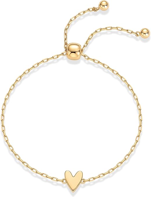 Pulseras Radiantes Corazón | Oro