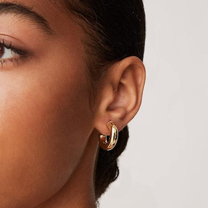 <p>Aretes en forma de aro Stardust | Oro</p>