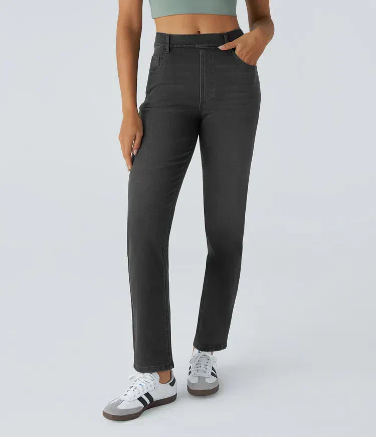 ComfortFit™ - Pantalones elásticos cómodos de tiro alto