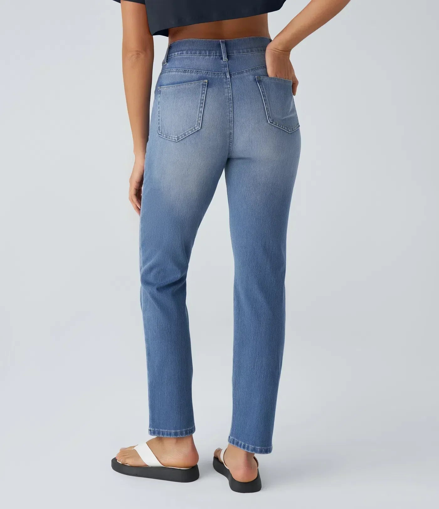 ComfortFit™ - Pantalones elásticos cómodos de tiro alto