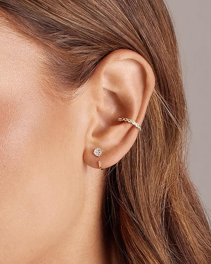 Pendientes de Aro Spark Tip | Oro