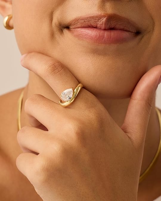 Falisty Anillo Obietnicy | Oro