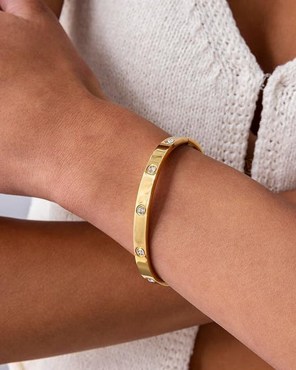 Pulsera Halo con Bola | Oro