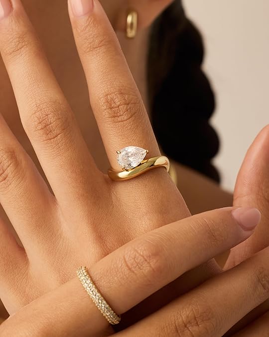 Falisty Anillo Obietnicy | Oro
