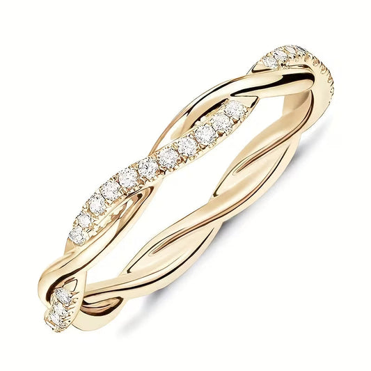 <p>Anillo Acentuado Dos Estilos | Oro</p>