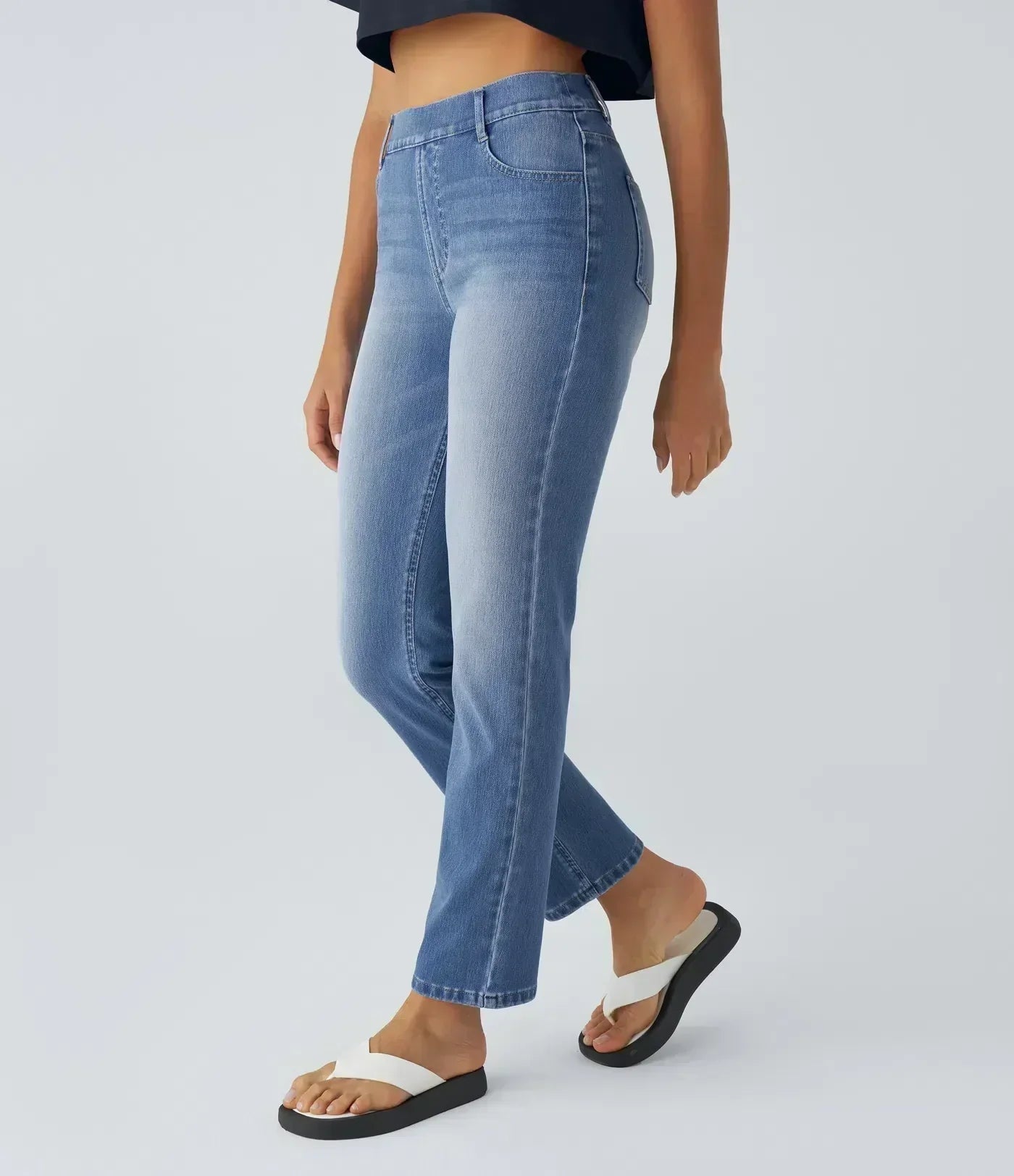 ComfortFit™ - Pantalones elásticos cómodos de tiro alto