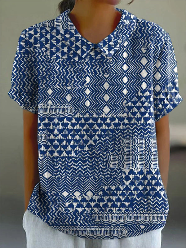 Zara | Camisa con estampado étnico