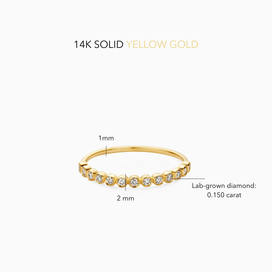 <p>Anillo Burbuja en <strong>oro</strong></p>