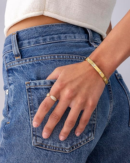 Pulsera Halo con Bola | Oro