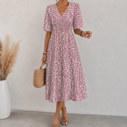 Colette – vestido midi de lunares