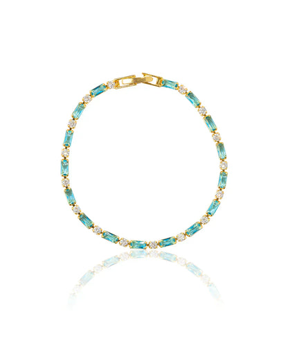 Pulsera con Turquesa Natural | Oro
