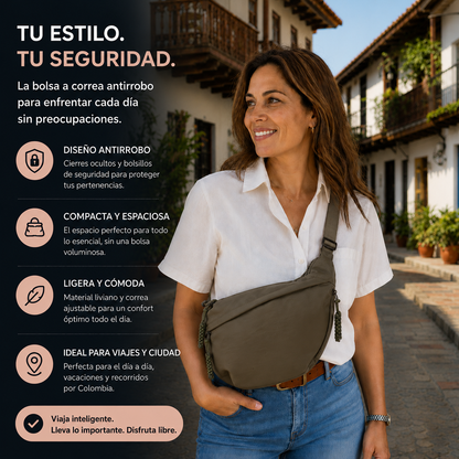 Viola | Bolso de Hombro Verde Oliva