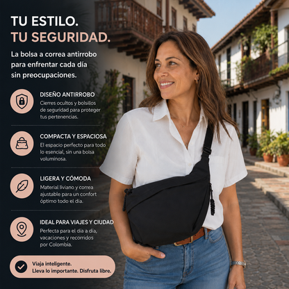 Aria | Bolso de Hombro Negro