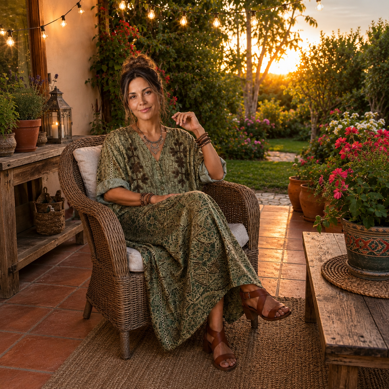 Aleta | Vestido Midi Oversize con Botones y Bolsillos