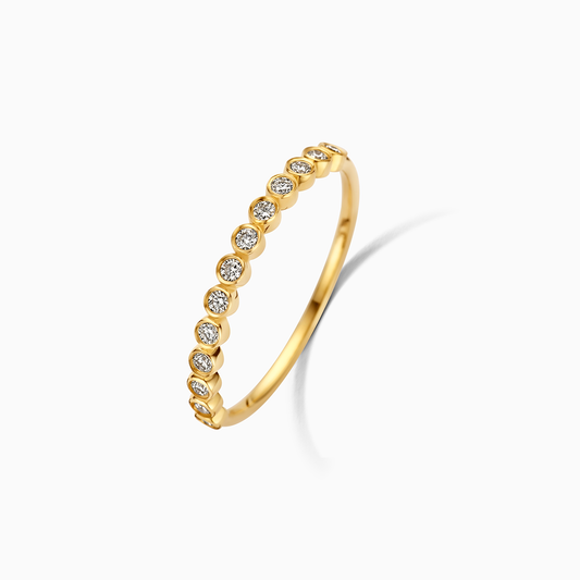 <p>Anillo Burbuja en <strong>oro</strong></p>