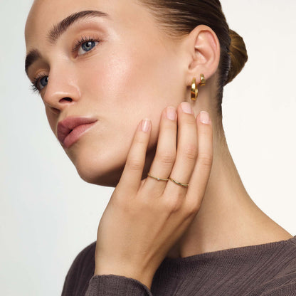 <p>Anillo Delgado Domo | Oro</p>