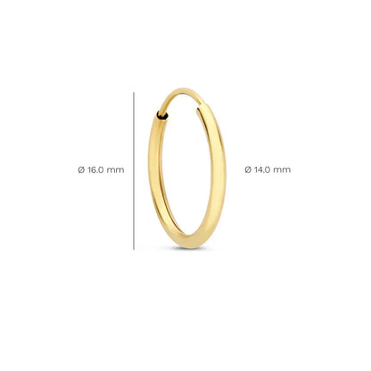 Noémie Sorel Aretes | Oro