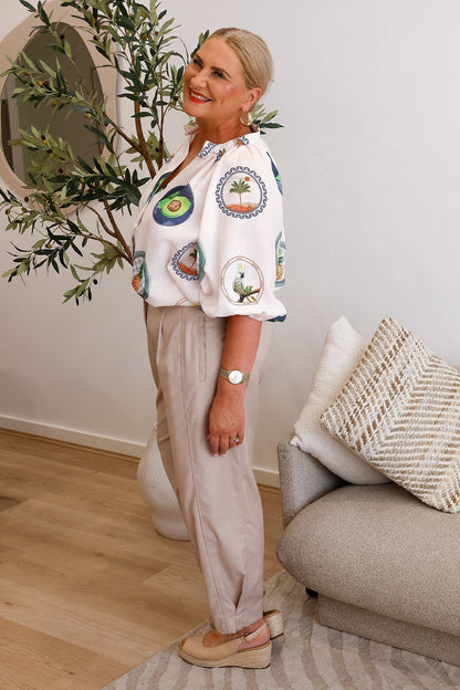 Joy | Elegantes pantalones fluidos con pinzas