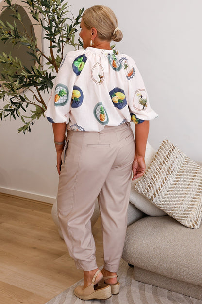 Joy | Elegantes pantalones fluidos con pinzas