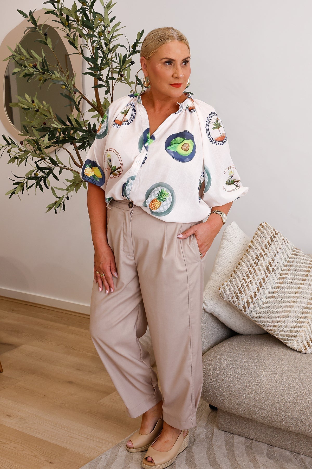 Joy | Elegantes pantalones fluidos con pinzas